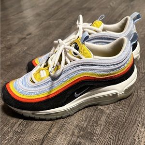 Nike Airmax ‘97. Big kids size 4/women’s size 6. Multicolor